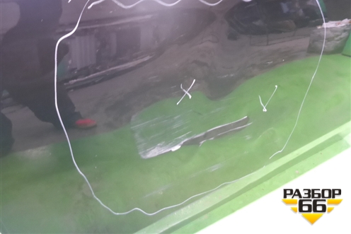 Дверь передняя левая (A2537220310) для Mercedes Benz GLC-Klass X253  с 2015г (ГЛЦ)