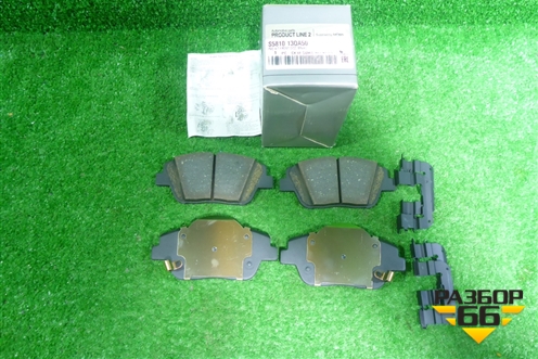 Колодки тормозные передние (S581013QA50) для Kia Optima с 2010-2015г (Оптима 3)
