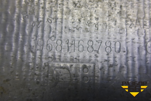 Экран тепловой (под днище) (9681168780) для Peugeot 408 с 2012г