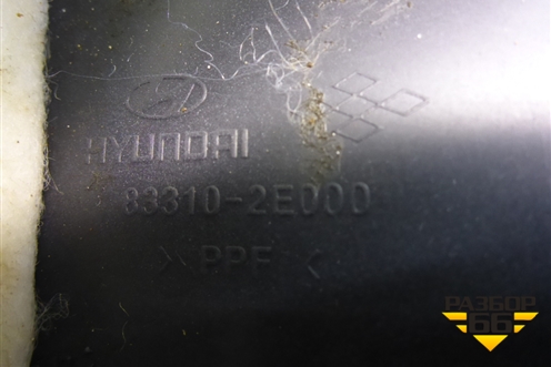 Обшивка двери задней левой под электрику (833102E000) для Hyundai Tucson с 2004-2010г (Туксон)