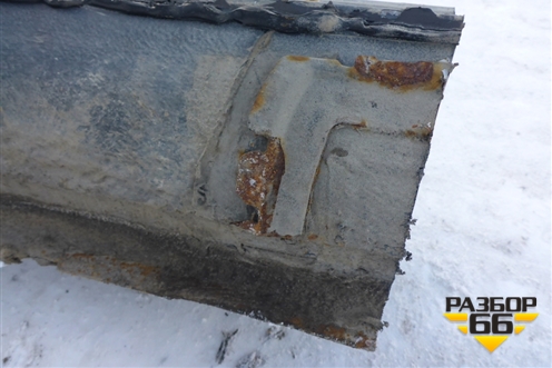 Порог со стойкой левый для Porsche Cayenne с 2003-2010г (Каен)