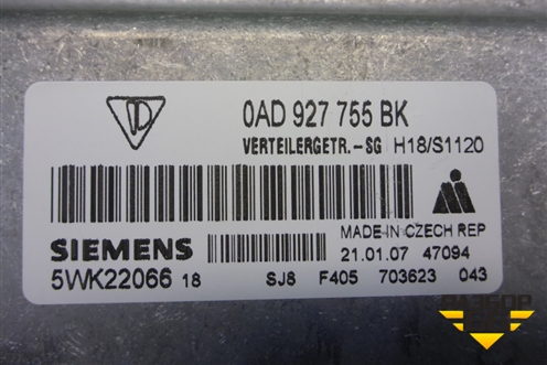 Блок управления раздаточной коробкой (4.8л M4801 АКПП) (0AD927755BK) для Porsche Cayenne с 2003-2010г (Каен)