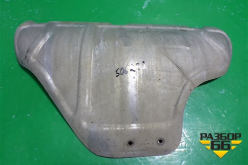 Экран тепловой (на пускной коллектор левый 4.8л M4801) (7L5253037) для Porsche Cayenne с 2003-2010г (Каен)