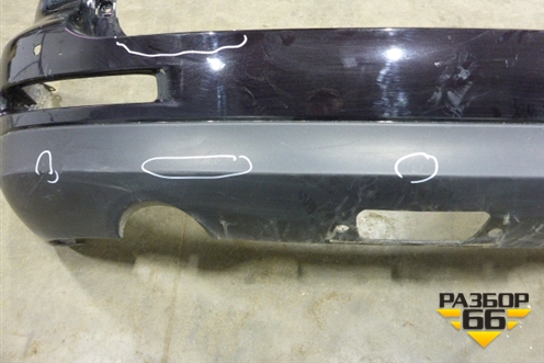 Бампер задний (под парктроник) (850221BA0H) для Infiniti Infiniti EX (J50) с 2008-2013г (ЕХ)