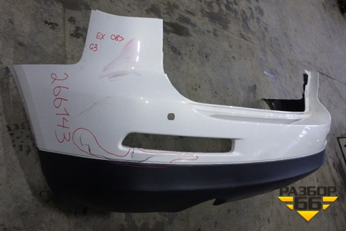 Бампер задний (под парктроник) (850221BA0H) для Infiniti Infiniti EX (J50) с 2008-2013г (ЕХ)