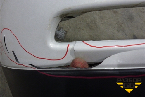 Бампер задний (под парктроник) (850221BA0H) для Infiniti Infiniti EX (J50) с 2008-2013г (ЕХ)