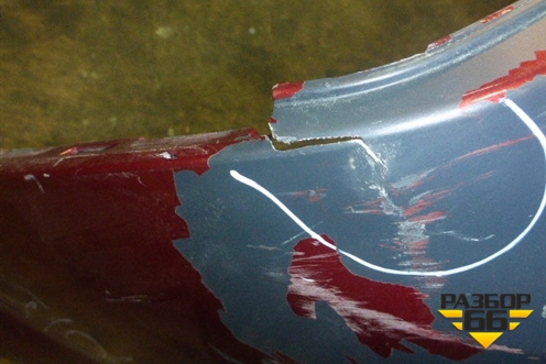 Бампер задний (после 2009г) (8200752683) для Renault Logan с 2004-2015г (Логан)