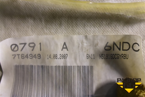 Обшивка потолка (6N11N51918DC) для Ford Fusion с 2002г (Фьюжн)