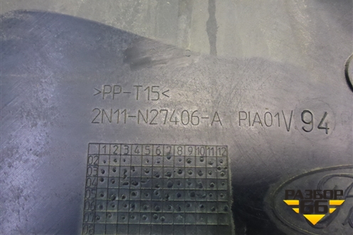 Обшивка двери задней правой под механику (2N11N27406A) для Ford Fusion с 2002г (Фьюжн)