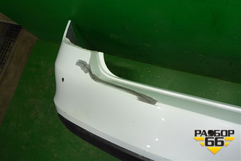 Бампер задний (под парктроник) (60U807421B) для Skoda Rapid с 2013г (Рапид)
