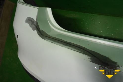 Бампер задний (под парктроник) (60U807421B) для Skoda Rapid с 2013г (Рапид)