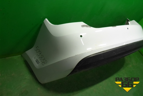 Бампер задний (под парктроник) (60U807421B) для Skoda Rapid с 2013г (Рапид)