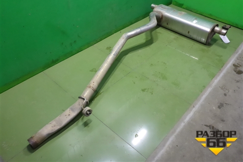 Глушитель задняя часть (4M0253601F) для Audi Q7 c 2015г (Ку 7)