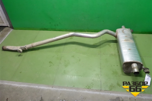 Глушитель задняя часть (4M0253601F) для Audi Q7 c 2015г (Ку 7)