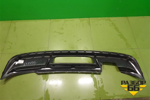 Юбка заднего бампера (до 2020г под парктроник) (5NA807568) для Volkswagen Tiguan с 2016г (Тигуан)