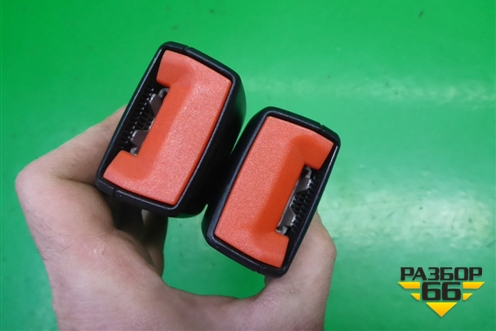 Замок ремня безопасности задний (60U857739QVZ) для Skoda Rapid с 2013г (Рапид)