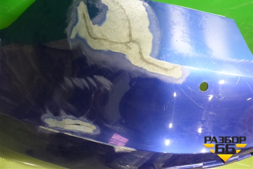 Бампер задний (под парктроник) (60U807421B) для Skoda Rapid с 2013г (Рапид)