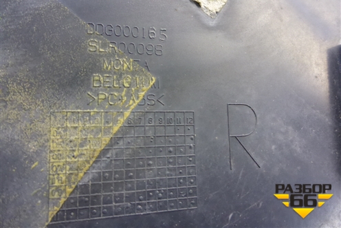 Накладка заднего крыла правого (на стойку) (DDG000165) для Land Rover Range Rover Sport с 2005-2012г (Спорт)