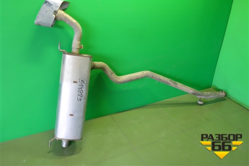 Глушитель задняя часть (4M0253611M) для Audi Q7 c 2015г (Ку 7)