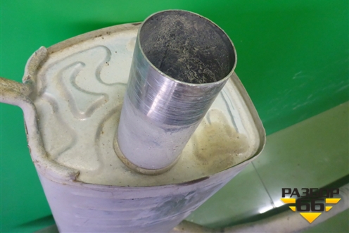 Глушитель задняя часть (4M0253611M) для Audi Q7 c 2015г (Ку 7)