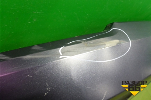 Юбка заднего бампера (57R807835) для Skoda Karoq с 2017г (Карок)