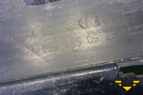 Бампер задний (после 2014г под парктроник) (A1668850625) для Mercedes Benz ML-Klass W166 c 2011г (МЛ)