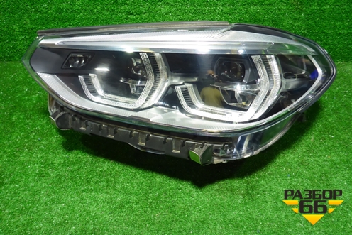 Фара левая (Full Led без блоков адаптивная) (873965302) для BMW X4 G02 с 2018г (Х4 Г02)
