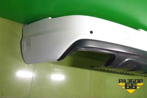 Бампер задний нижняя часть (до 2019г под парктроник) (4M0807527B) для Audi Q7 c 2015г (Ку 7)