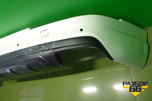 Бампер задний нижняя часть (до 2019г под парктроник) (4M0807527B) для Audi Q7 c 2015г (Ку 7)