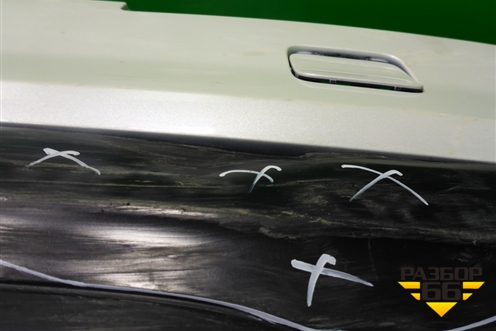 Бампер задний нижняя часть (до 2019г под парктроник) (4M0807527B) для Audi Q7 c 2015г (Ку 7)