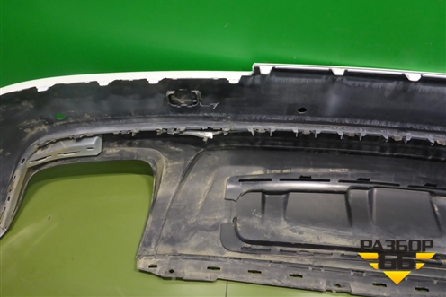 Бампер задний нижняя часть (до 2019г под парктроник) (4M0807527B) для Audi Q7 c 2015г (Ку 7)