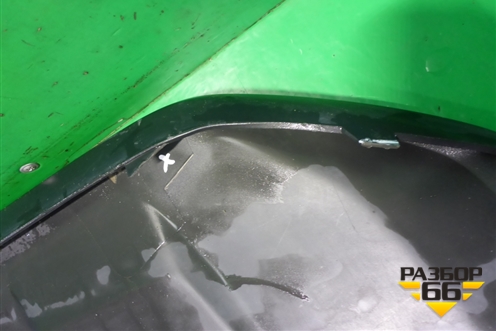 Накладка переднего бампера (4M0807733D) для Audi Q7 c 2015г (Ку 7)