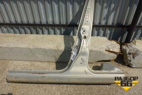 Порог со стойкой левый для Chevrolet Lanos с 2004г (Ланос)