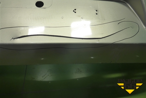 Бампер задний (после 2009г) (8200916804) для Renault Logan с 2004-2015г (Логан)