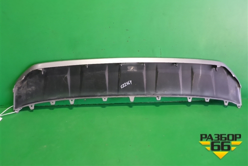 Накладка переднего бампера (4M0807733D) для Audi Q7 c 2015г (Ку 7)