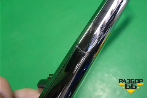 Накладка заднего бампера левая (86691S1010) для Hyundai Santa Fe с 2018-2024г (Санта Фе)