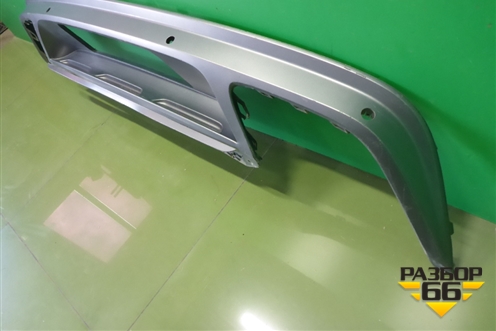 Юбка заднего бампера (до 2020г под парктроник) (5NA807568A) для Volkswagen Tiguan с 2016г (Тигуан)