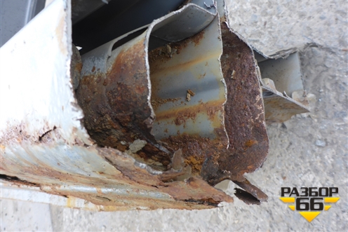 Порог со стойкой левый для Hyundai Aсcent с 2000г (Акцент)