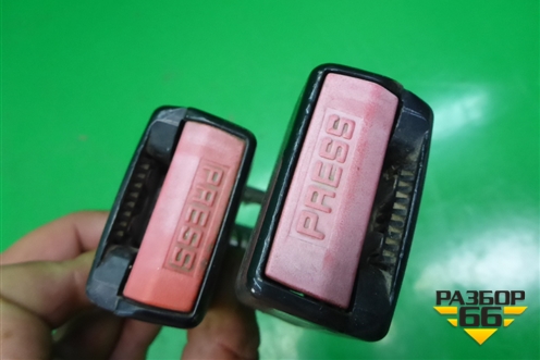 Замок ремня безопасности задний для Renault Megane 2 с 2002-2009г (Меган)