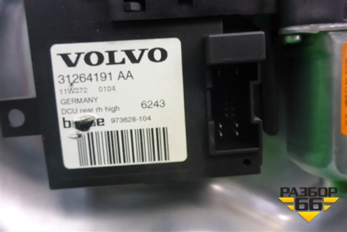 Стеклоподъёмник электрический задний правый (8679083) для Volvo S40 с 2004-2012г (C40)