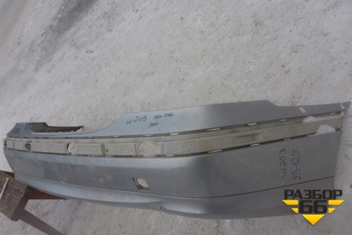 Бампер задний для Mercedes Benz C-Klass W203 с 2000-2006г (Ц)