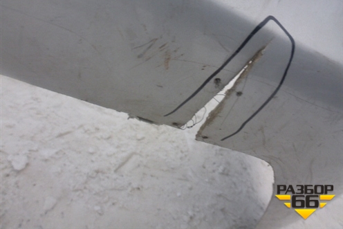 Бампер задний для Mercedes Benz C-Klass W203 с 2000-2006г (Ц)