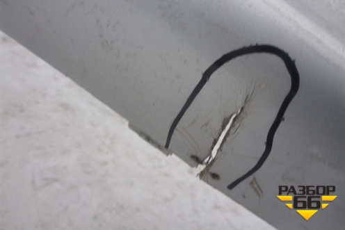 Бампер задний для Mercedes Benz C-Klass W203 с 2000-2006г (Ц)