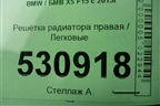 Решетка радиатора правая (7316076) для BMW X5 F15 с 2013г (Х5 Ф15)