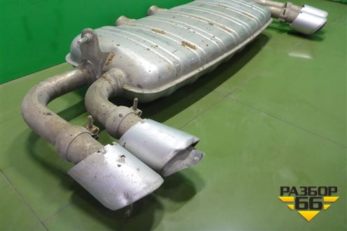 Глушитель задняя часть (7P5253611F) для Porsche Cayenne с 2010-2017г (Каен)