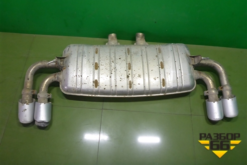 Глушитель задняя часть (7P5253611F) для Porsche Cayenne с 2010-2017г (Каен)