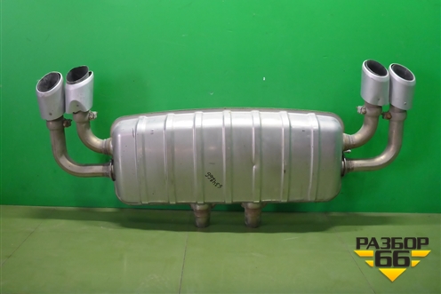 Глушитель задняя часть (7P5253611F) для Porsche Cayenne с 2010-2017г (Каен)