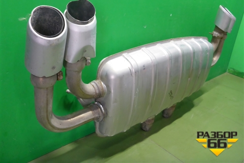 Глушитель задняя часть (7P5253611F) для Porsche Cayenne с 2010-2017г (Каен)