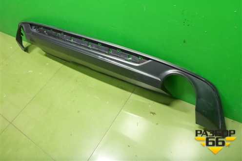 Юбка заднего бампера (S-Line) (8W6807521C) для Audi A5/S5 с 2016г (А5/С5)