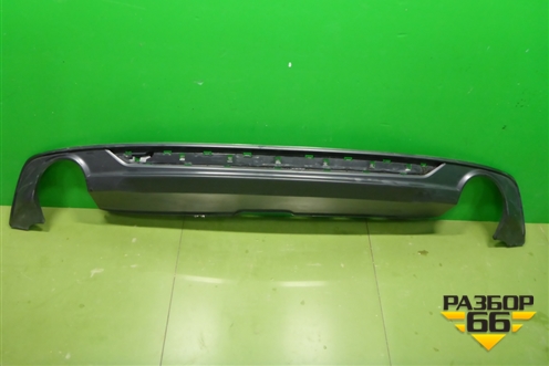 Юбка заднего бампера (S-Line) (8W6807521C) для Audi A5/S5 с 2016г (А5/С5)